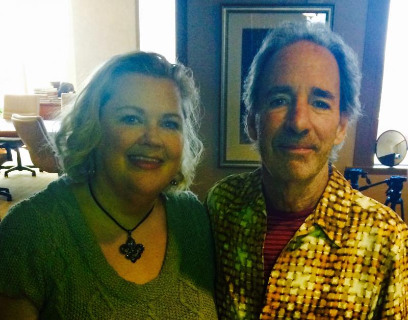 Kelly Kitchens with Harry Shearer, who was in town for Dallas VideoFest in 2014